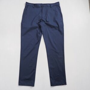 Rhone Commuter Slim Mens Navy Blue Performance Tech Pants Size 33 RN141364